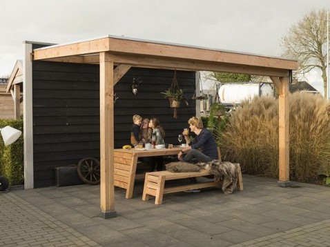 Foto : Houten veranda's