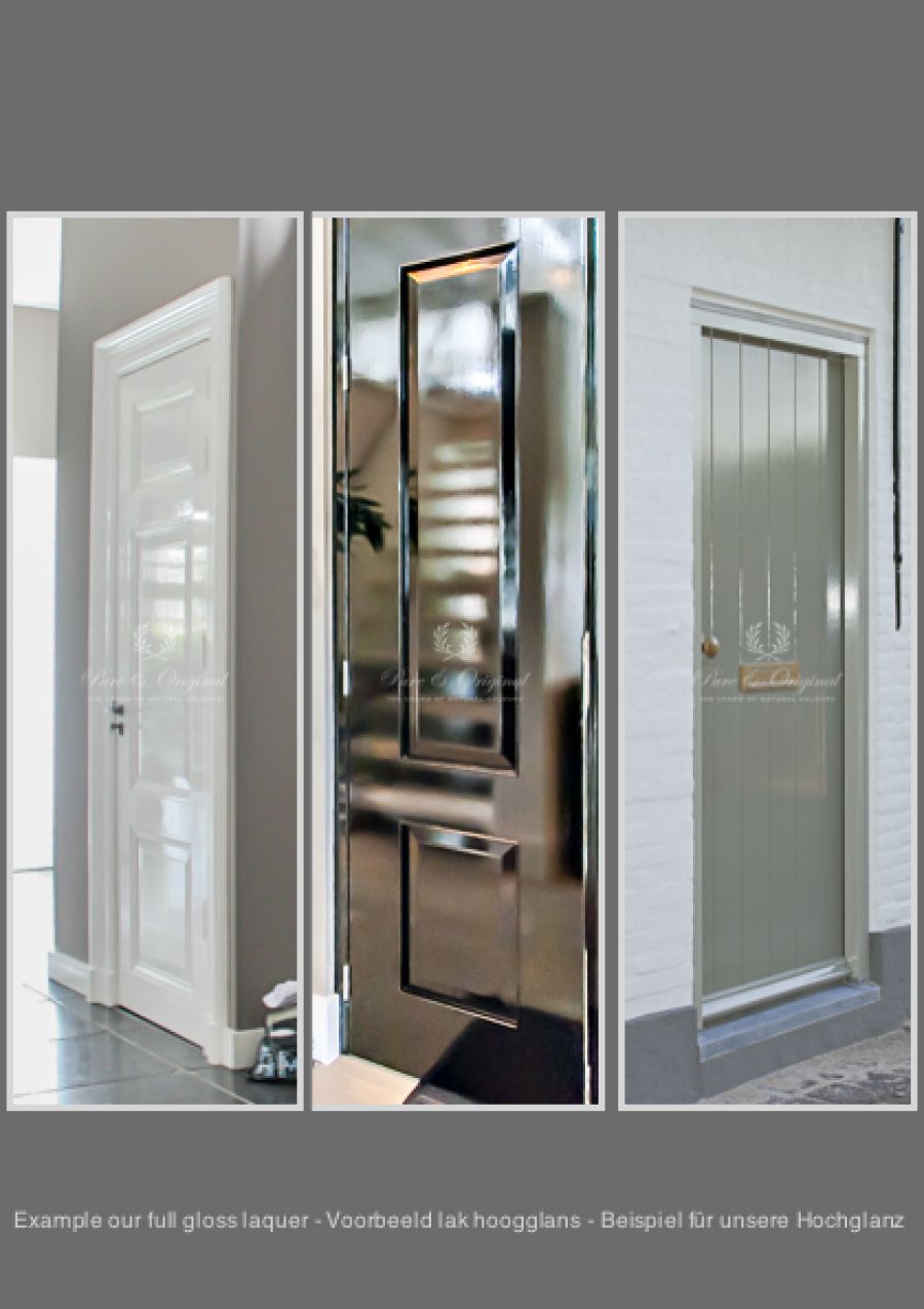 Foto: pureandoriginal voorbeeld lak hoogglans