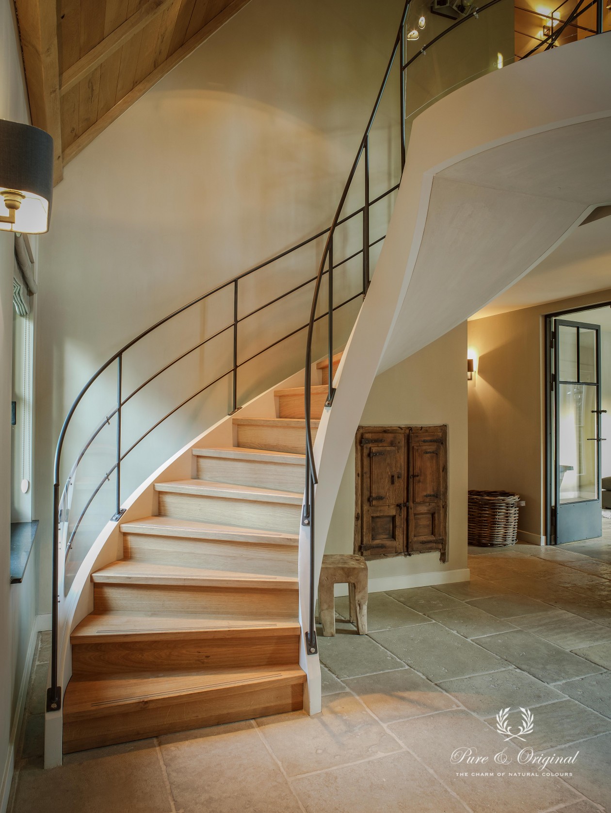 Foto: w3 Pure Original Fresco kalkverf Lime Paint color Neutral Ground