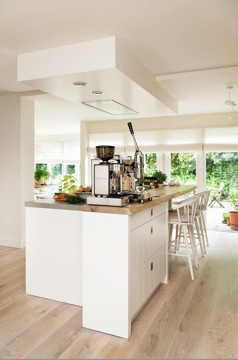 Foto : Modern eiken keuken