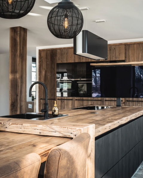Foto : Keuken landelijk modern