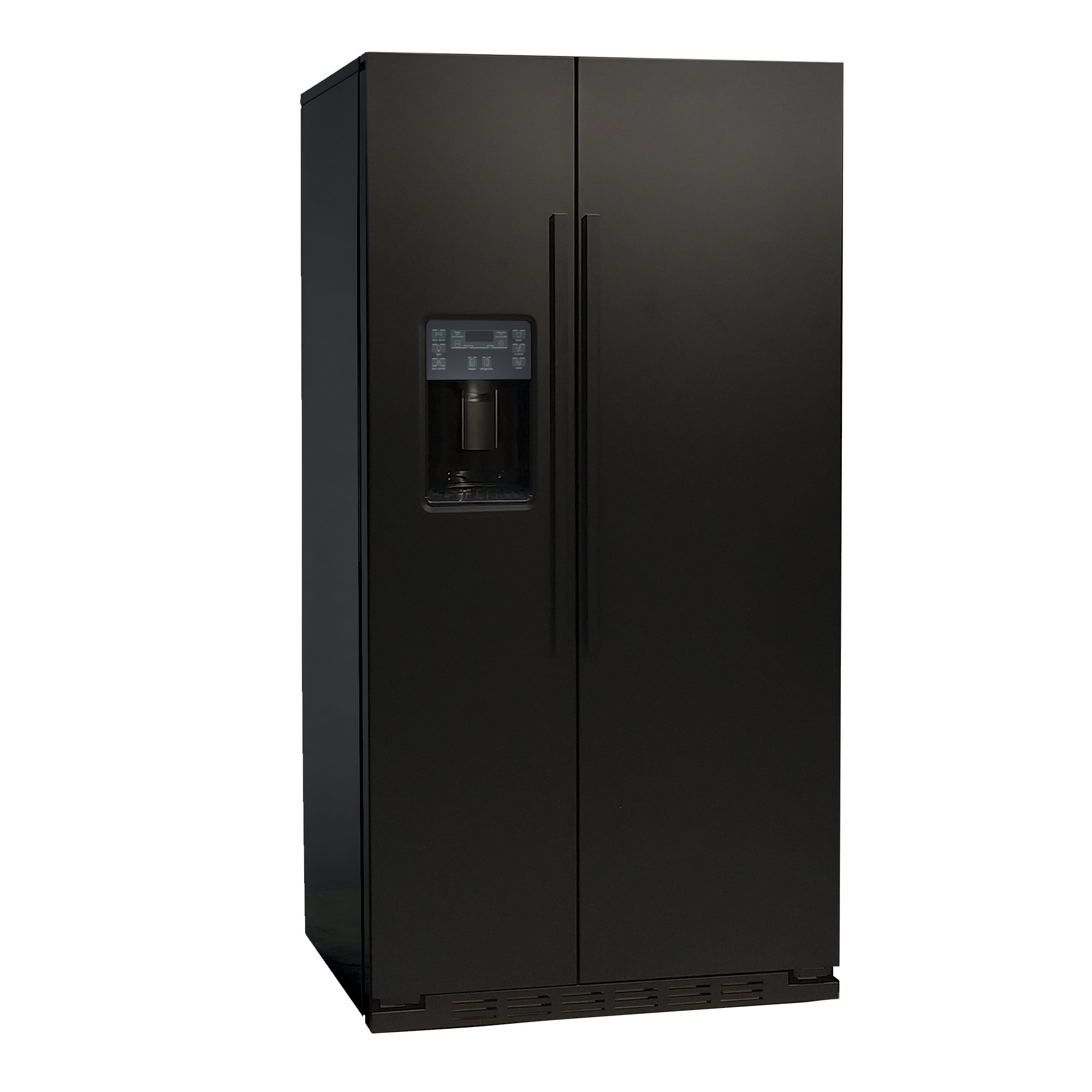 klei Wreedheid Bedrijf Amerikaanse koelkast in MAT zwart - koelkast-diepvriezer - keuken - WONEN.nl