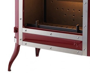 Foto: poele a bois TENNESSEE ROUGE 700 308 248