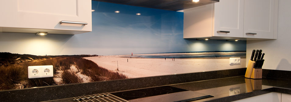 Foto: keuken achterwand noordzee