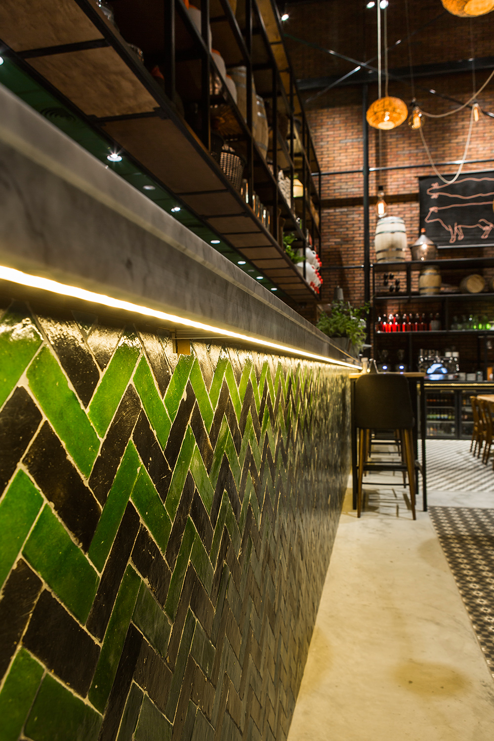 Foto: De Waag Leiden bejmat verde froncee en bejmat noir