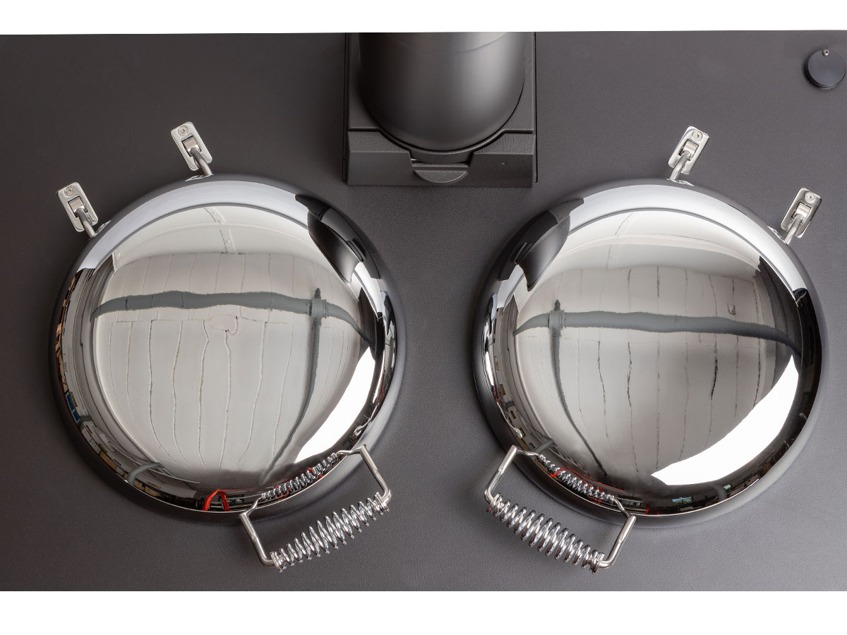 Foto: ESSE 990 Hybrid Chromen deksel en complete bovenkant