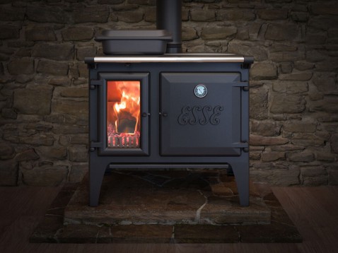 Foto : ESSE Lightheart: compact koken en verwarmen op hout