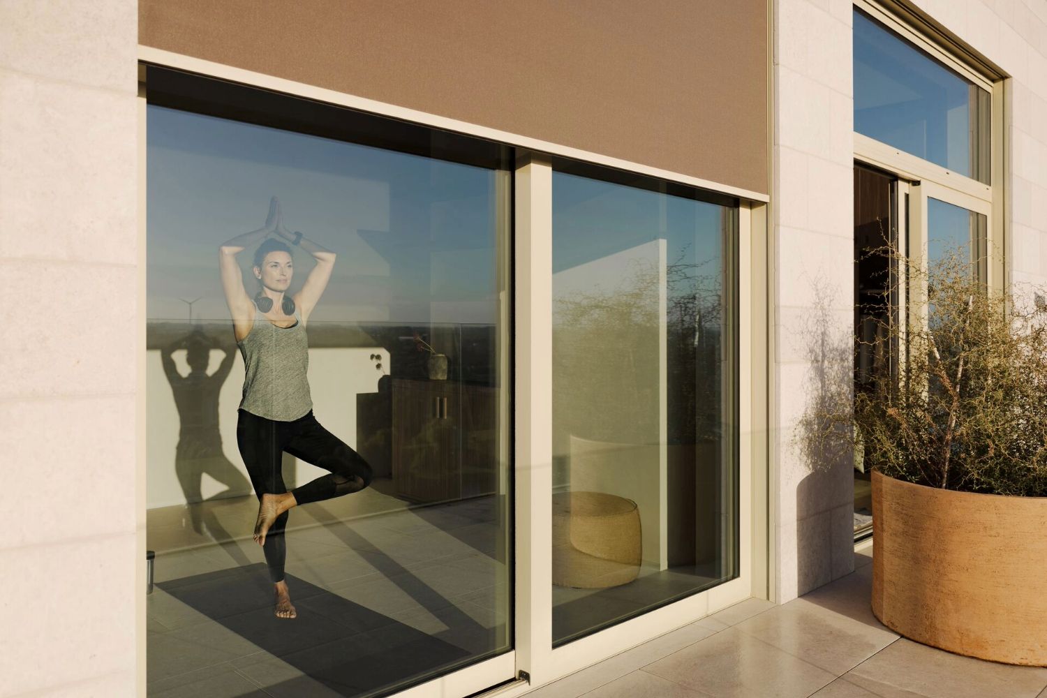 Foto : Geniet van de najaarszon met screens van Renson