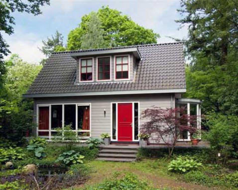 Foto : Houten woning van ScanaBouw