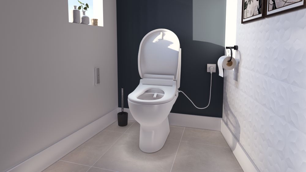 Foto : Hygiëne en comfort voor op ieder toilet met Saniseat+