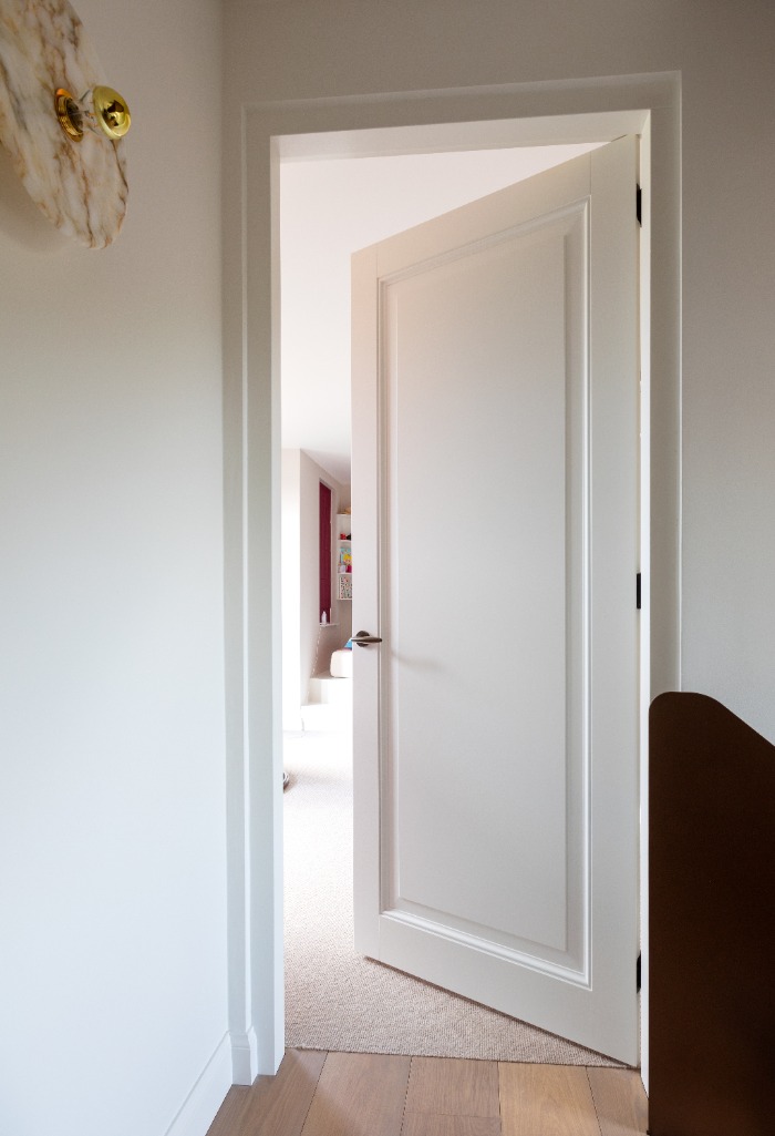 Foto: Topdeuren project deurbeslag brons binnendeuren deurbeslag scharnieren paneeldeur