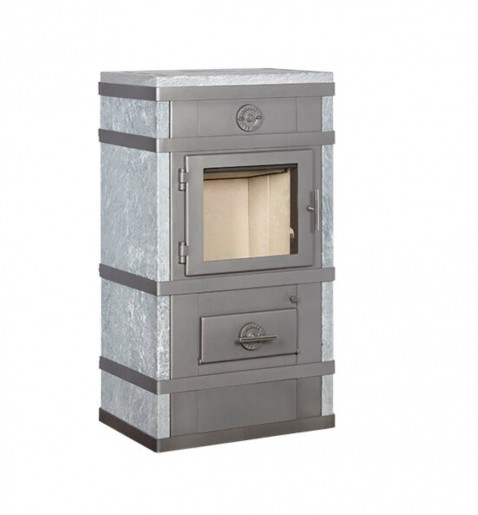 Foto : Svendsen1 Speksteen met 14cm sokkel: compacte warmte met extra opslag