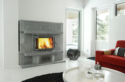 Foto: nunnauuni viveca 1 speksteen voorzetkachel wonen