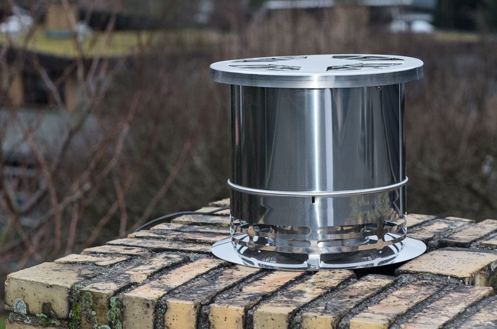 Foto : Altijd perfecte trek in je kachel met de Blue Chimney