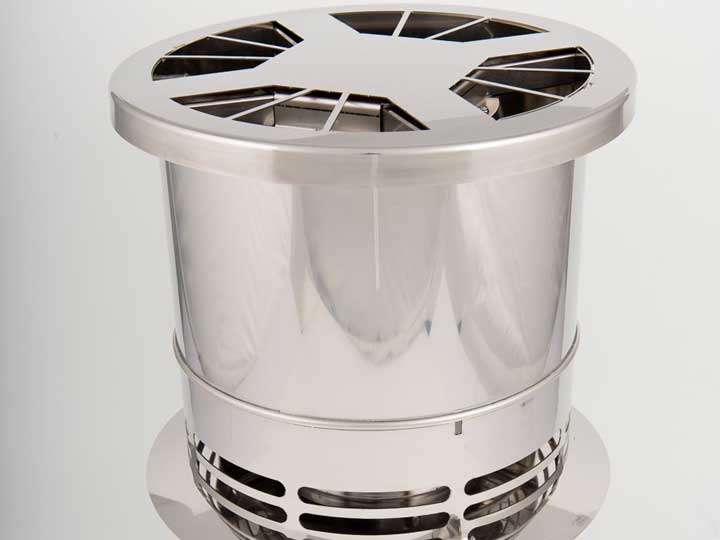 Foto : BlueChimney rookgasventilator: ideaal voor je schoorsteen
