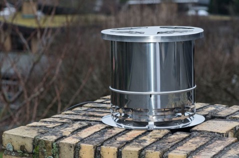 Foto : Altijd perfecte trek in je kachel met de Blue Chimney