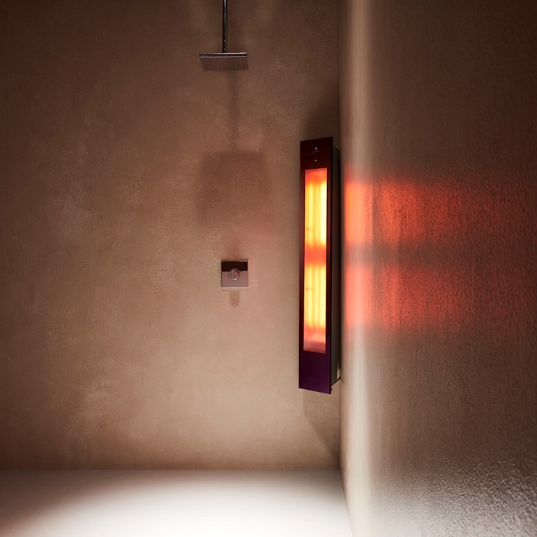 Foto : Sunshower Solo: infraroodwarmte in je bestaande badkamer