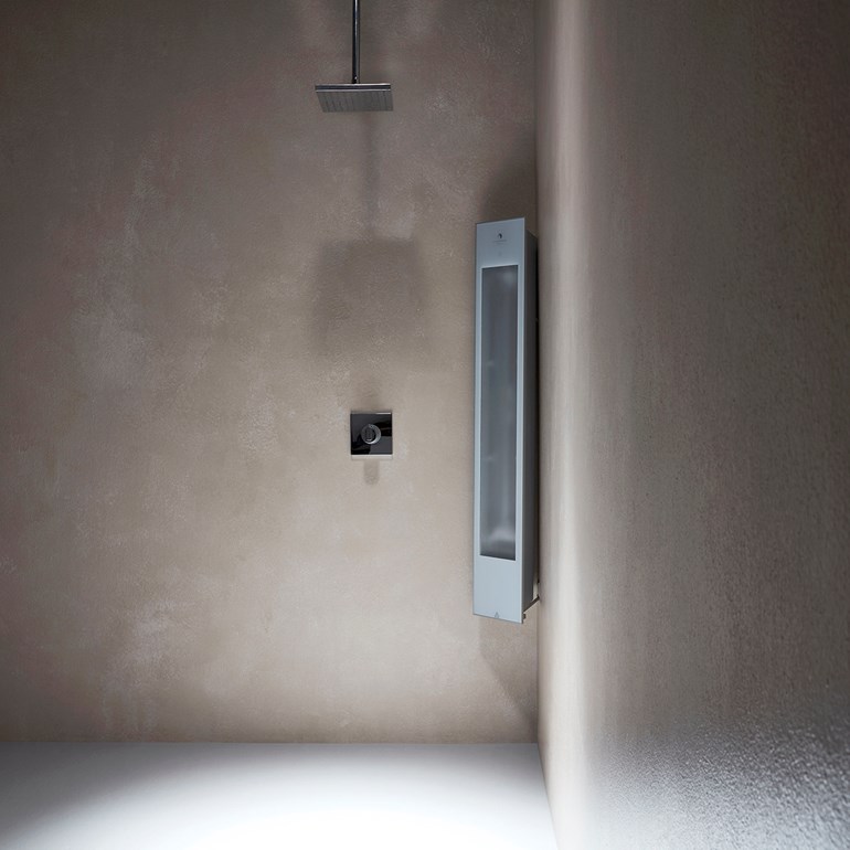 Foto: sunshower solo white badkamer