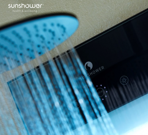 Foto : Sunshower Deluxe  ultieme wellness voor het hele lichaam
