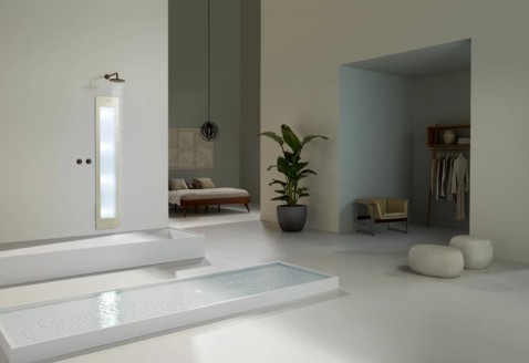 Foto : Sunshower Round: Zonnestralen in je eigen badkamer