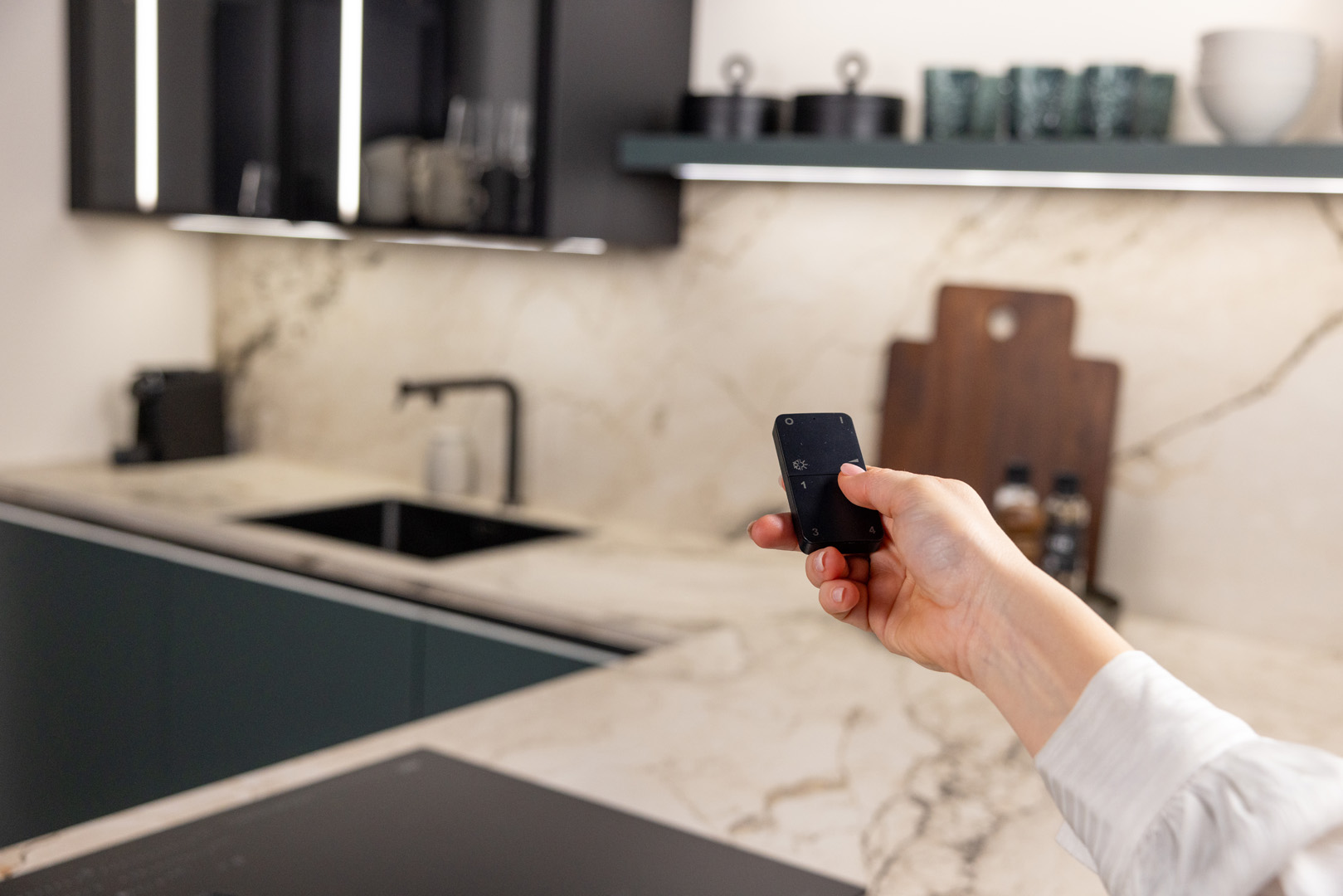 Foto: Atlas Trend Steengroen 127 verlichting afstandsbediening