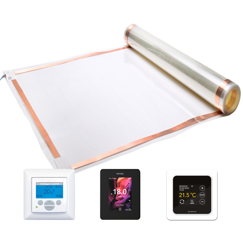 Foto: elektrische vloerverwarming folie 120watt IC 6iE MRC