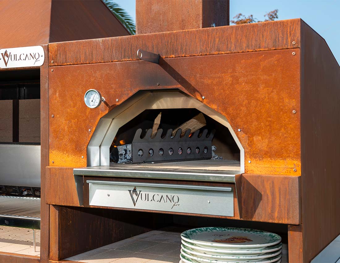 Foto: Vulcano Combi pizzaoven en buitenhaard Rijcco Roest  5 