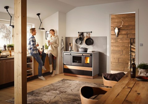 Foto : Lohberger Modern: Oostenrijks houtfornuis voor de moderne keuken