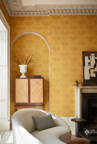 Foto : Behang op kleur – Luxe en tijdloos design voor elke wand