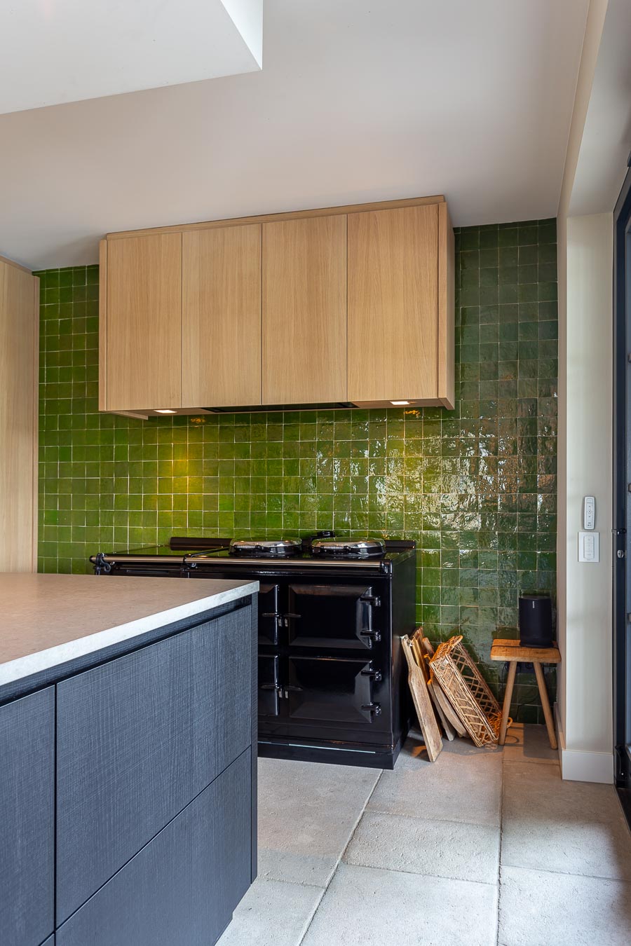 Foto: wandtegels zelliges groen 002