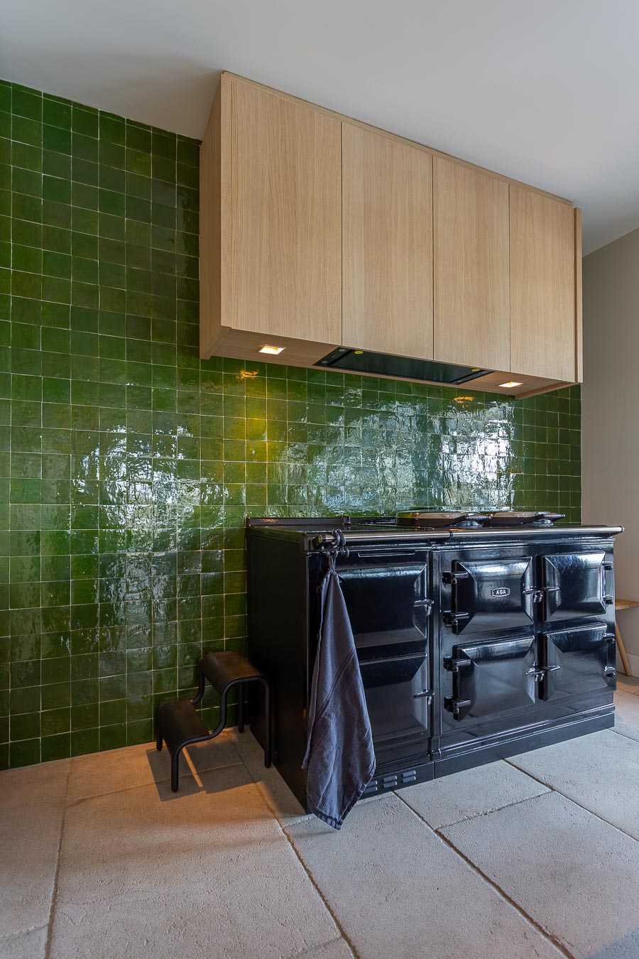 Foto: wandtegels zelliges groen 003