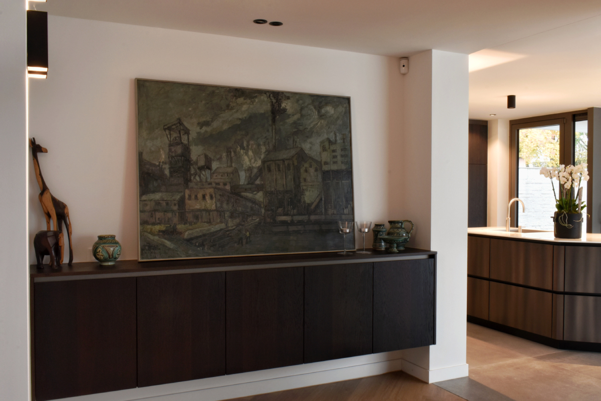 Foto: Warme maatwerkkeuken met organisch gevormd eiland  4 