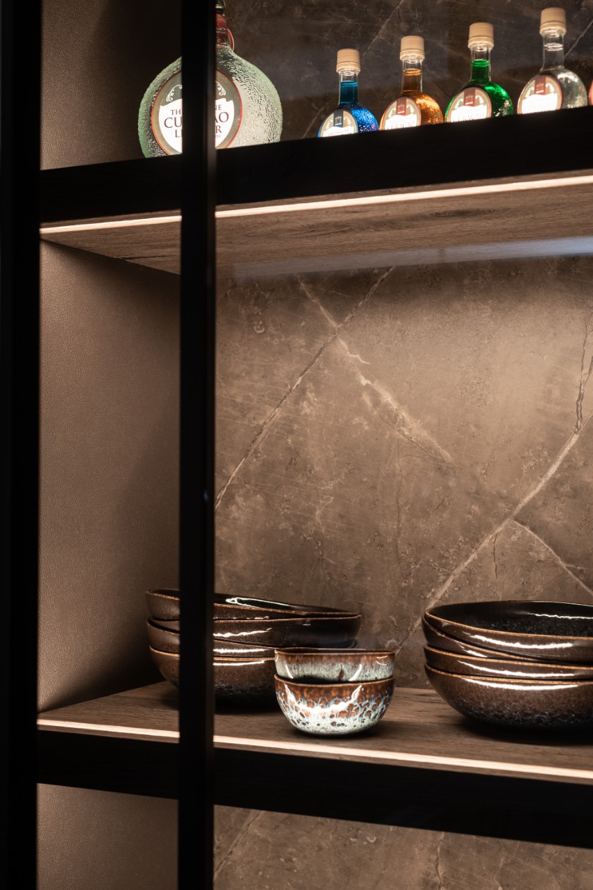 Foto: Mereno Verona Milano keuken glaskast