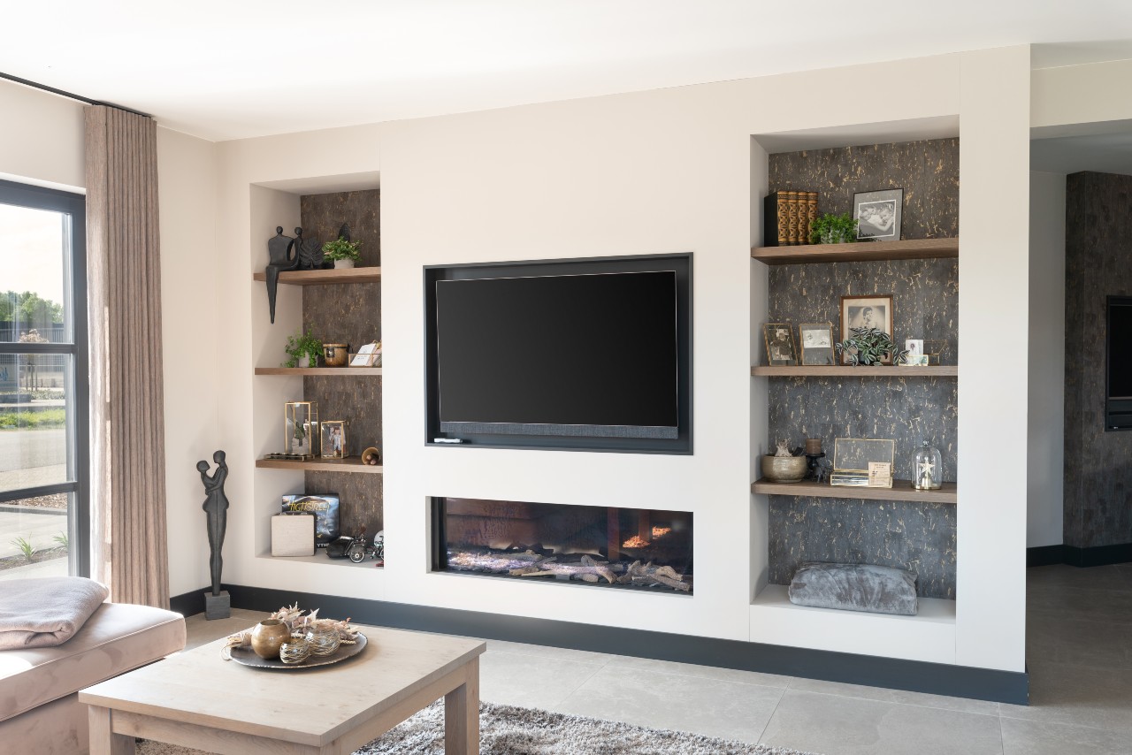 Foto: TVmeubel met nissen