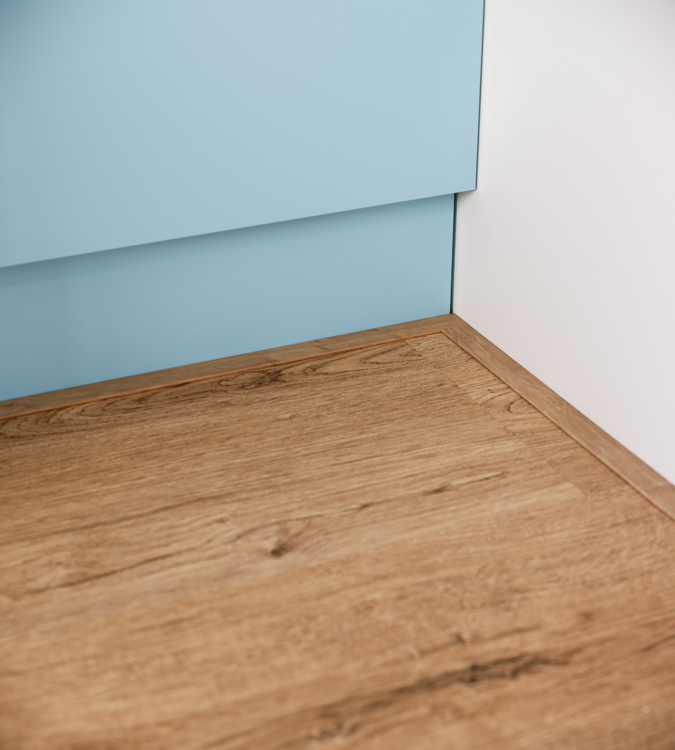 Foto: Parquetvinyl self adhesive skirting decor  Groot 
