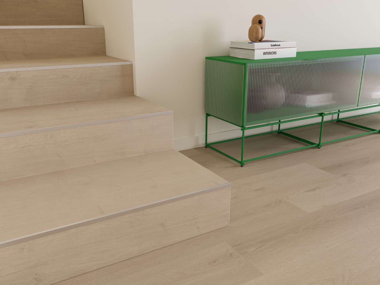 Foto: Parquetvinyl step profile detail  Groot 