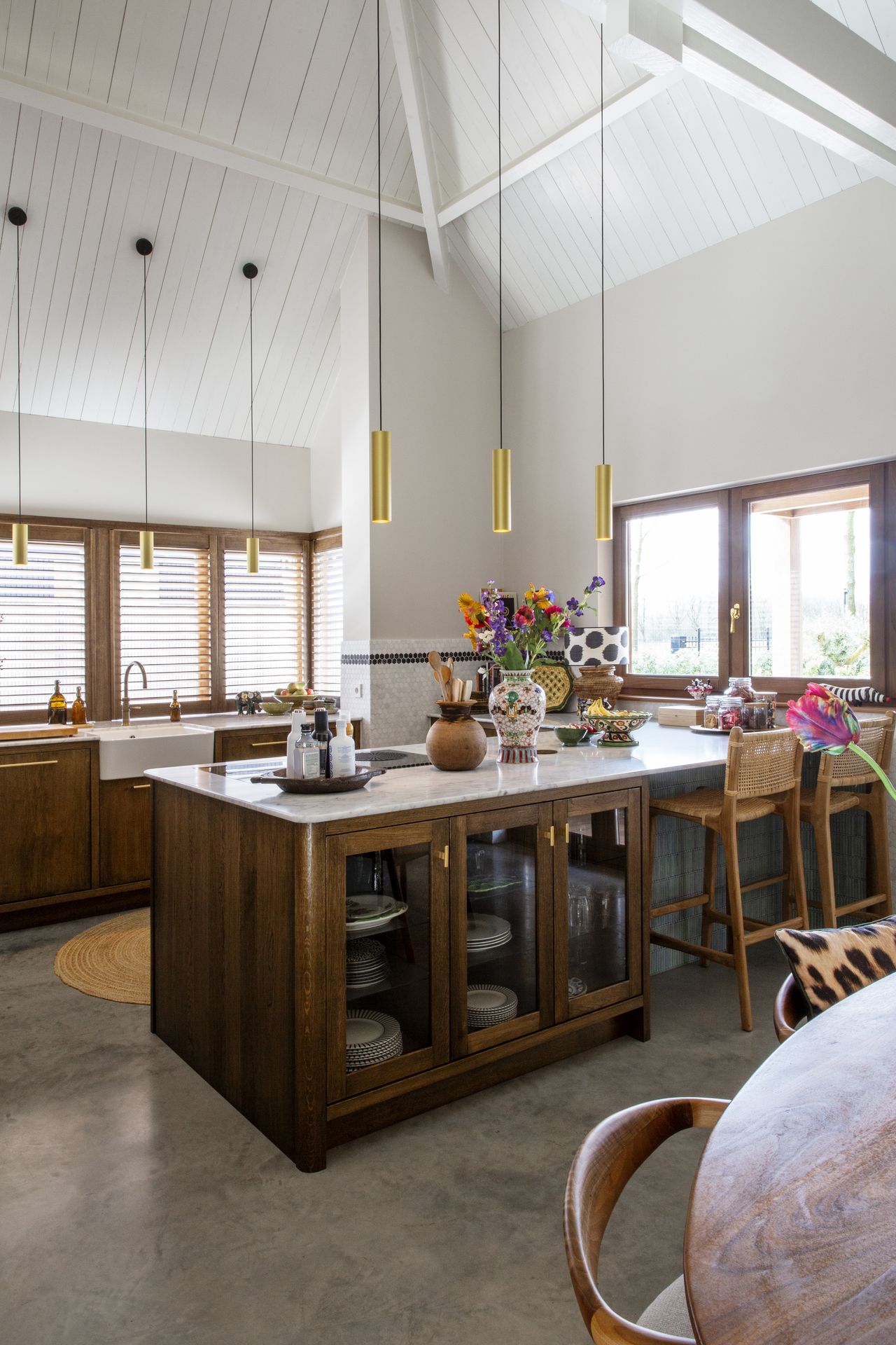 Foto: Gevlinderde woonbeton vloer in Ulvenhout 25 lr