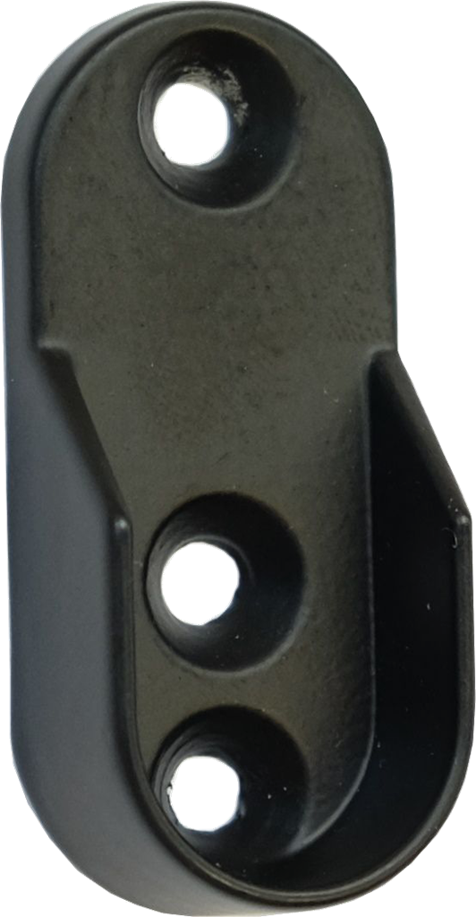 Foto: Kastbuishouder zijwand zwart