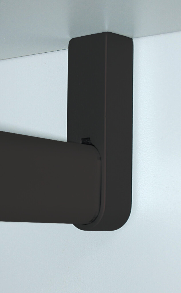 Foto: Kledingroede eindhouder zwart