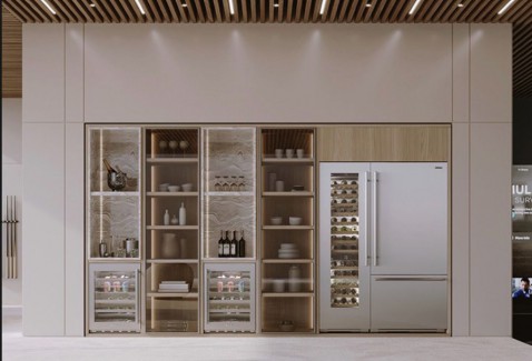 Foto : Fhiaba koelkasten en wijnklimaatkasten: horecakwaliteit voor de exclusieve thuiskeuken