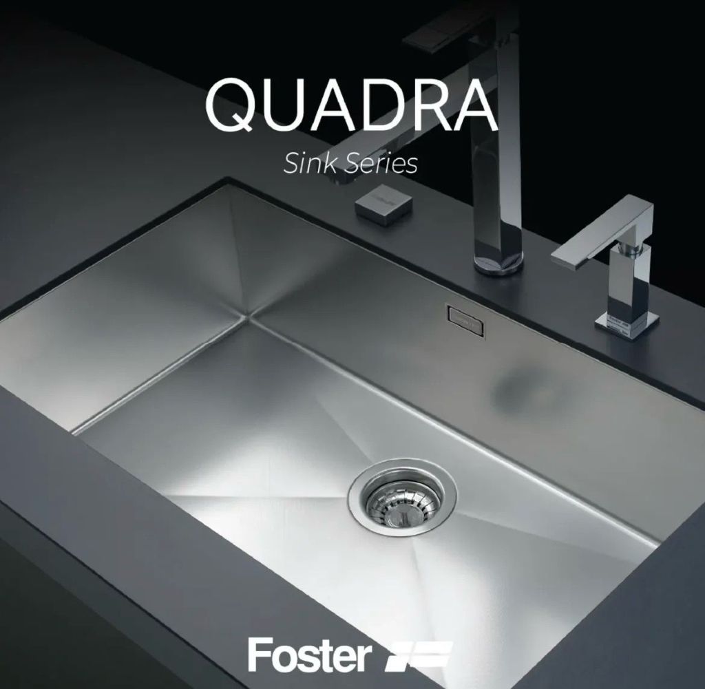 Foto : Foster spoelbakken: Italiaans design en premium kwaliteit voor elke keuken