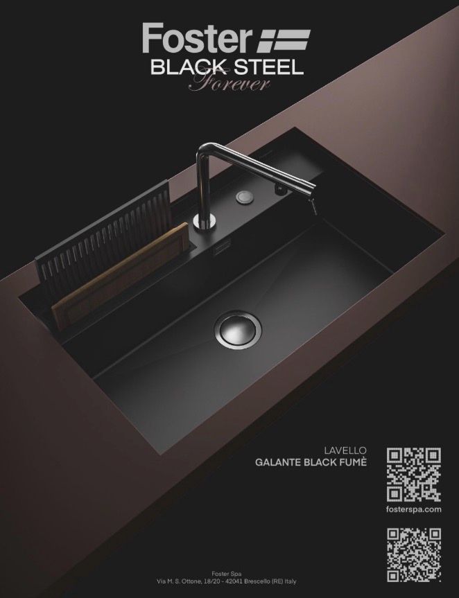 Foto : Introductie van de PVD Black-collectie van Foster: stijlvolle afwerking met maximale duurzaamheid