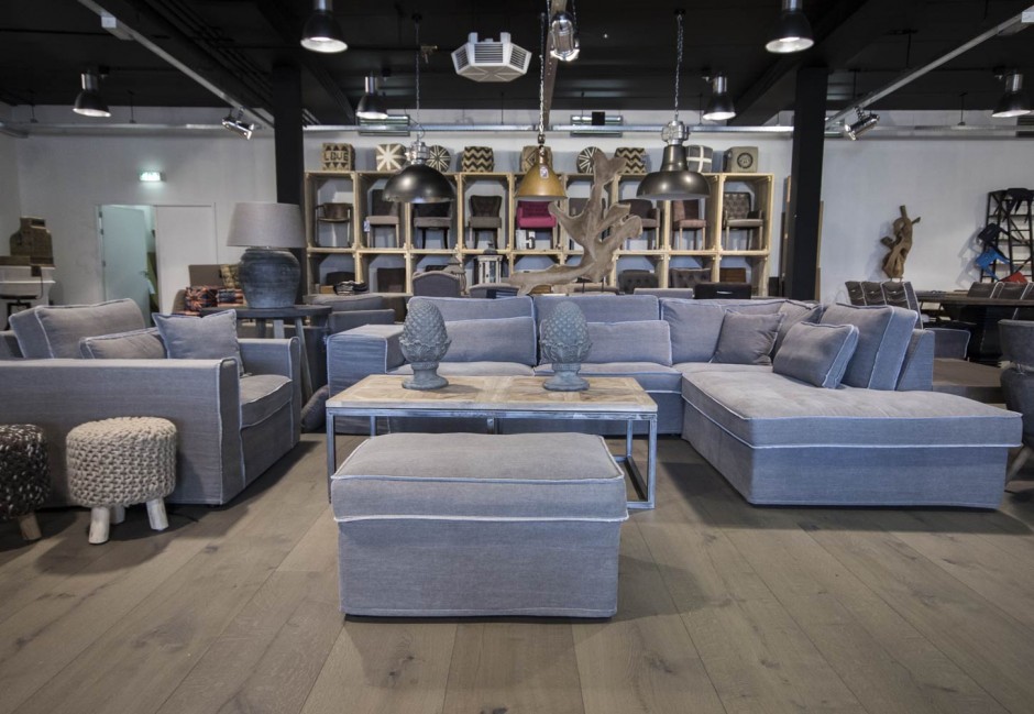 Foto: w3 hoekbank 3 t hogan poef 80 60 cm fauteuil 1 5 zits xl