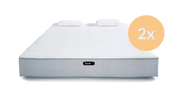 Foto : Gepersonaliseerd tweepersoonscomfort: slapen met twee aparte Equilli-kernen
