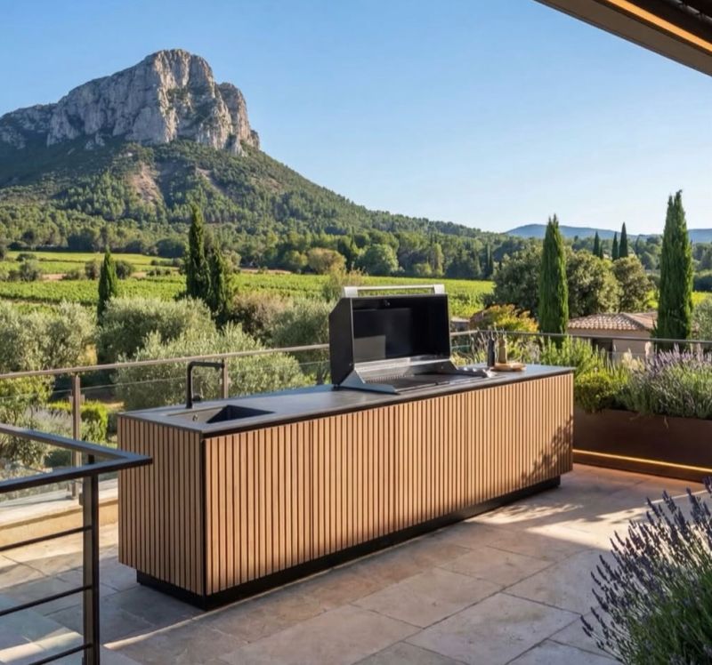 Foto : Fulgor Milano is de specialist in inbouw gas barbecues!