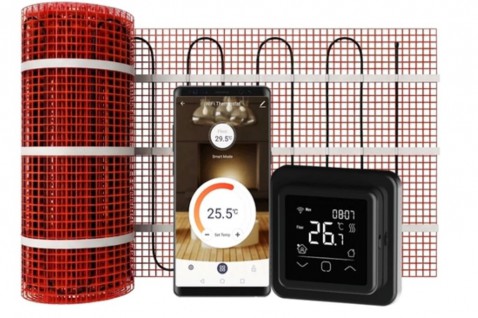 Foto : Comfortabele warmte onder je tegelvloer