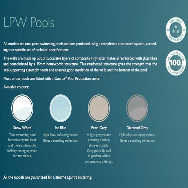 Foto: zwembad lpw pools wonen nl kleur kiezen