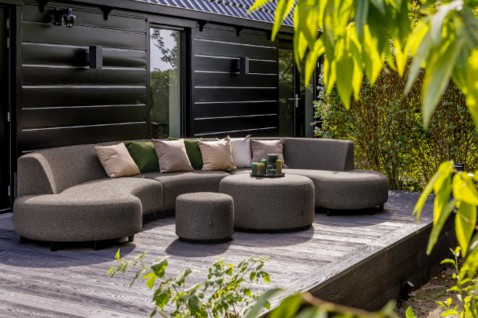 Foto : Bended sofa outdoor bank