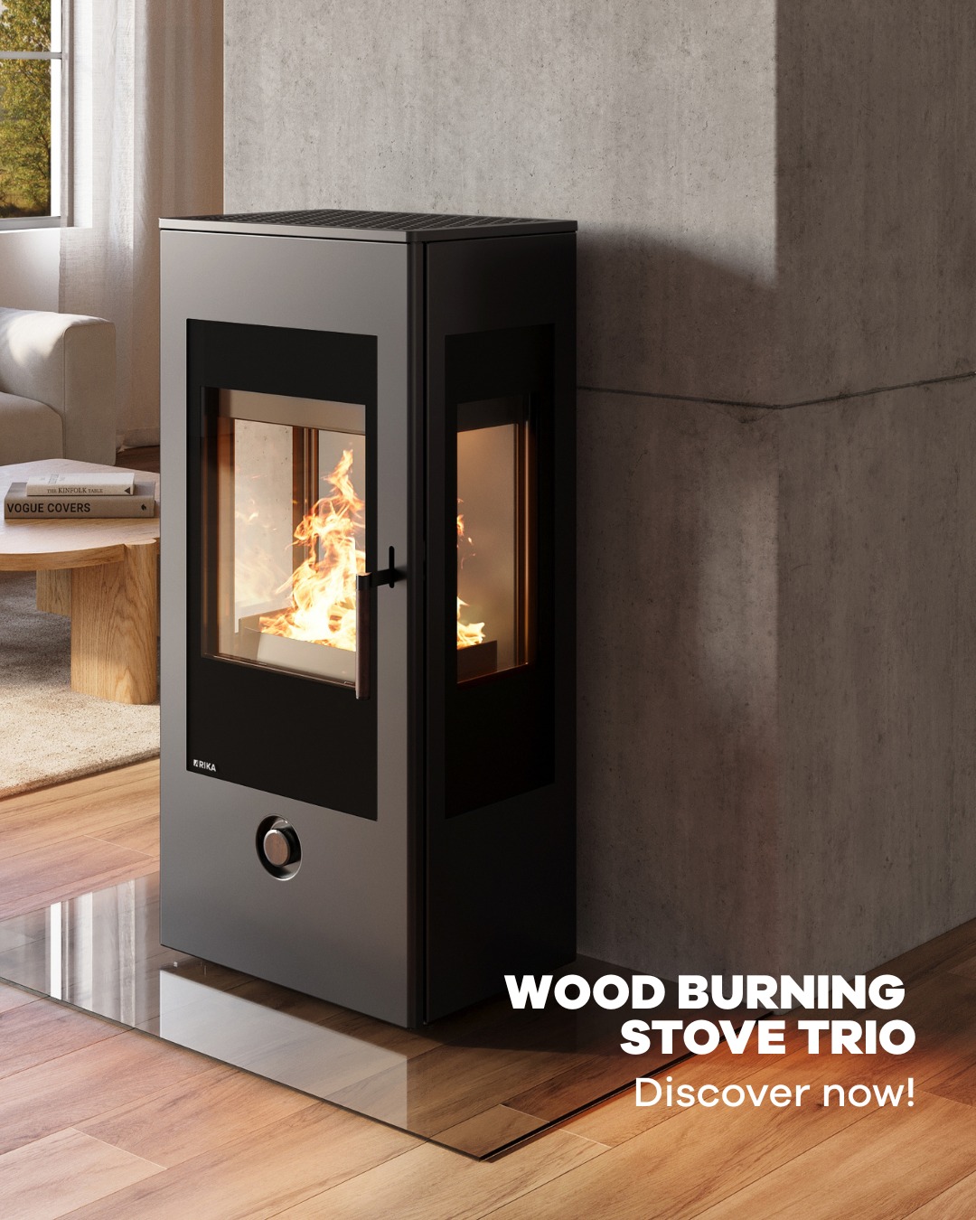 Foto : Minder houtverbruik en uitstoot met RIKAair