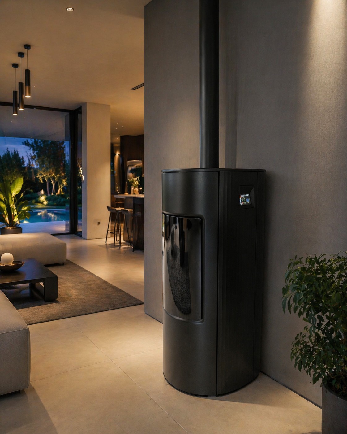 Foto : RIKA VIVO – De design pelletkachel die warmte en sfeer brengt